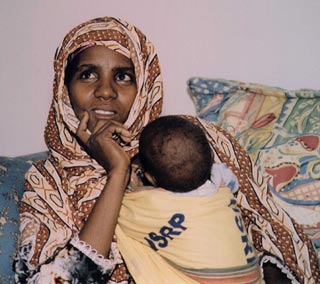 A Bantu Woman with child