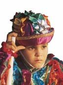 young boy in a king costume