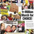 women's rights march collage
