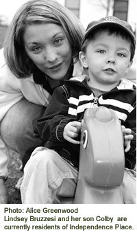 Lindsey Bruzzesi and her son Colby