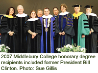 Clinton at the Middlebury College