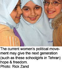 Schoolgirls in Tehran
