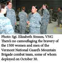 Women and men of the Vermont National Guard