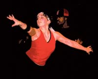 Female Dancer in red